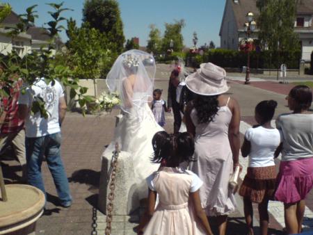 l entrée de ma femme a la mairie